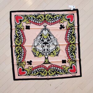 Moschino boutique! 100% Silk Scarf  (83x83cm)